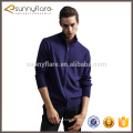 Fine cashmere wool fabric cardigan sweaters for men